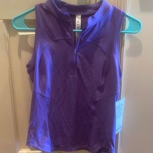 Lululemon front zip mock neck tennis tank 4